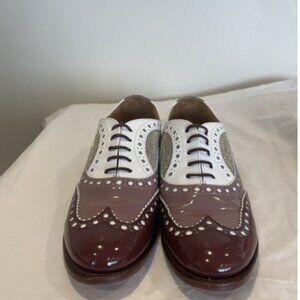 Office of Angela Scott Mr. Doubt Patent Leather Oxfords – Size 41/10-10.5